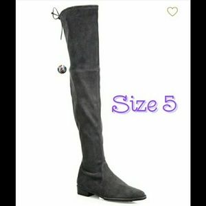Stuart Weitzman Lowland Suede Over-The-Knee Boots